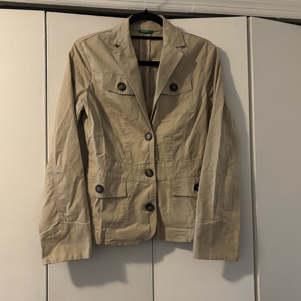 United Colors of Benetton tan jacket
